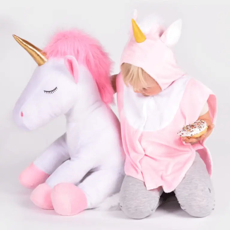 White Unicorn Plush Toy 50 cm – Den Goda Fen Den Goda Fen
