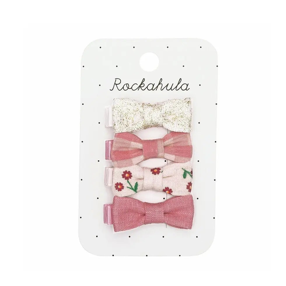 Wildflower Mini Bow Clip Set Rockahula
