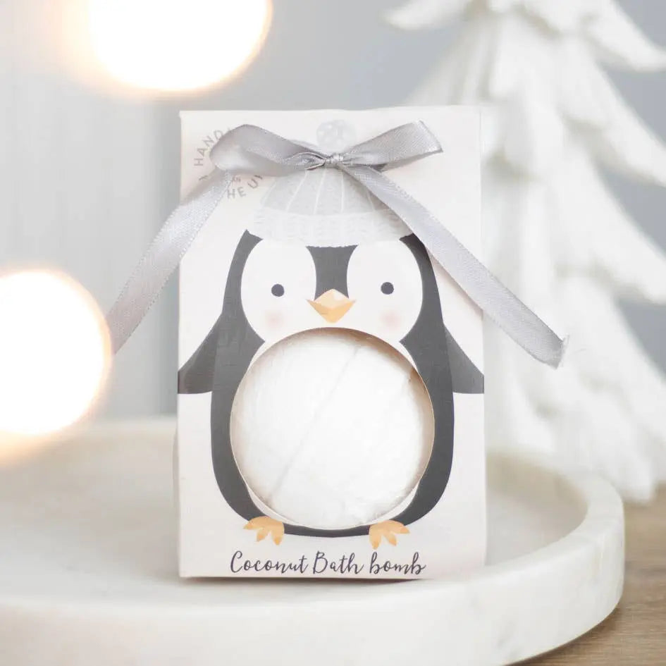 Winter Penguin Coconut Bath Bomb Something Different Wholesale