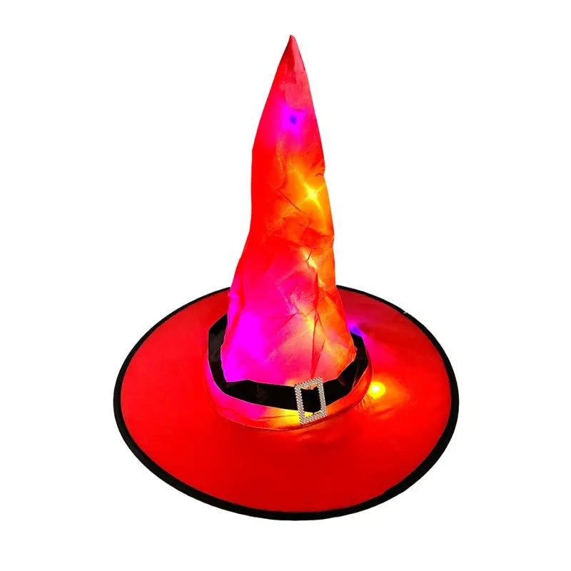 Witch hat light with LED colored Cotillons D Alsace