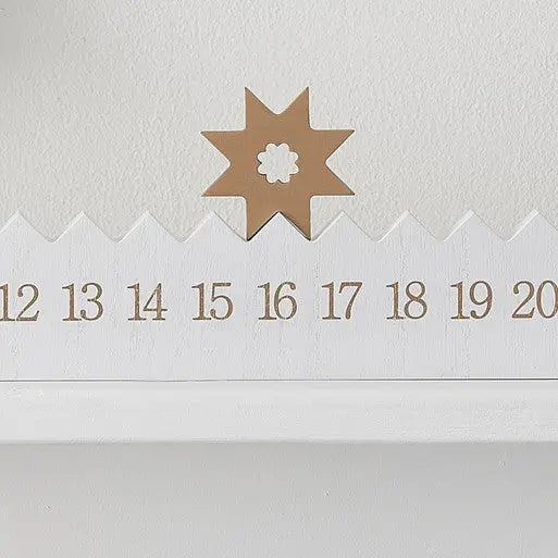 Wood advent calendar Ginger Ray Meri Meri