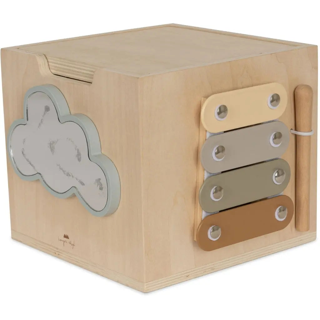 Wooden Activity Cube FSC- KONGES SLØJD - 23 AW - wooden toys for babies Konges Slojd
