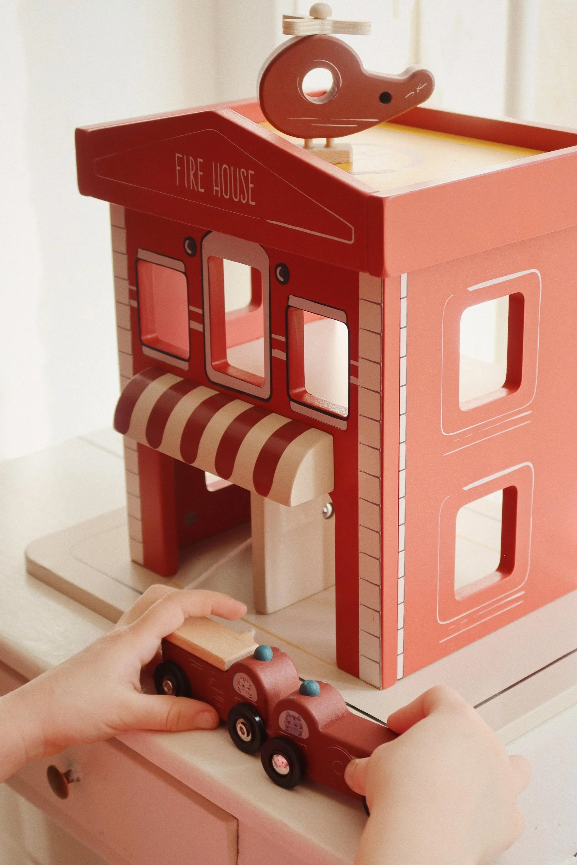 Wooden Fire Station FSC Konges Slojd