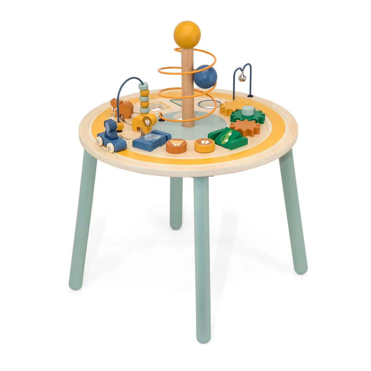Wooden animal activity table Trixie