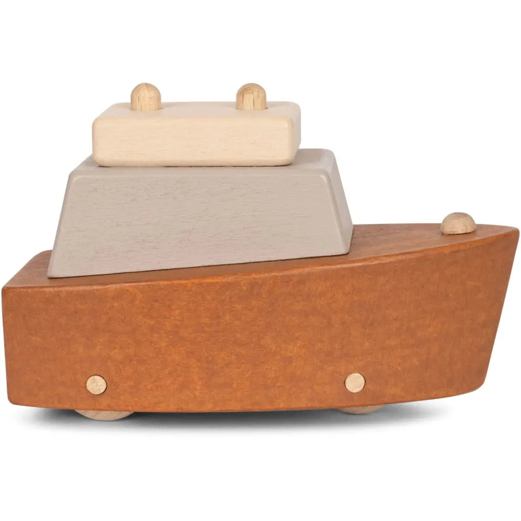 Wooden boats - 2 pack - FSC - wooden toys - KONGES SLØJD - 23 AW Konges Slojd