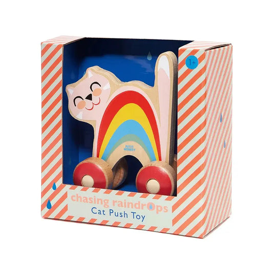 Wooden push toy cat Petit Monkey