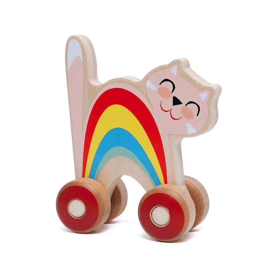 Wooden push toy cat Petit Monkey
