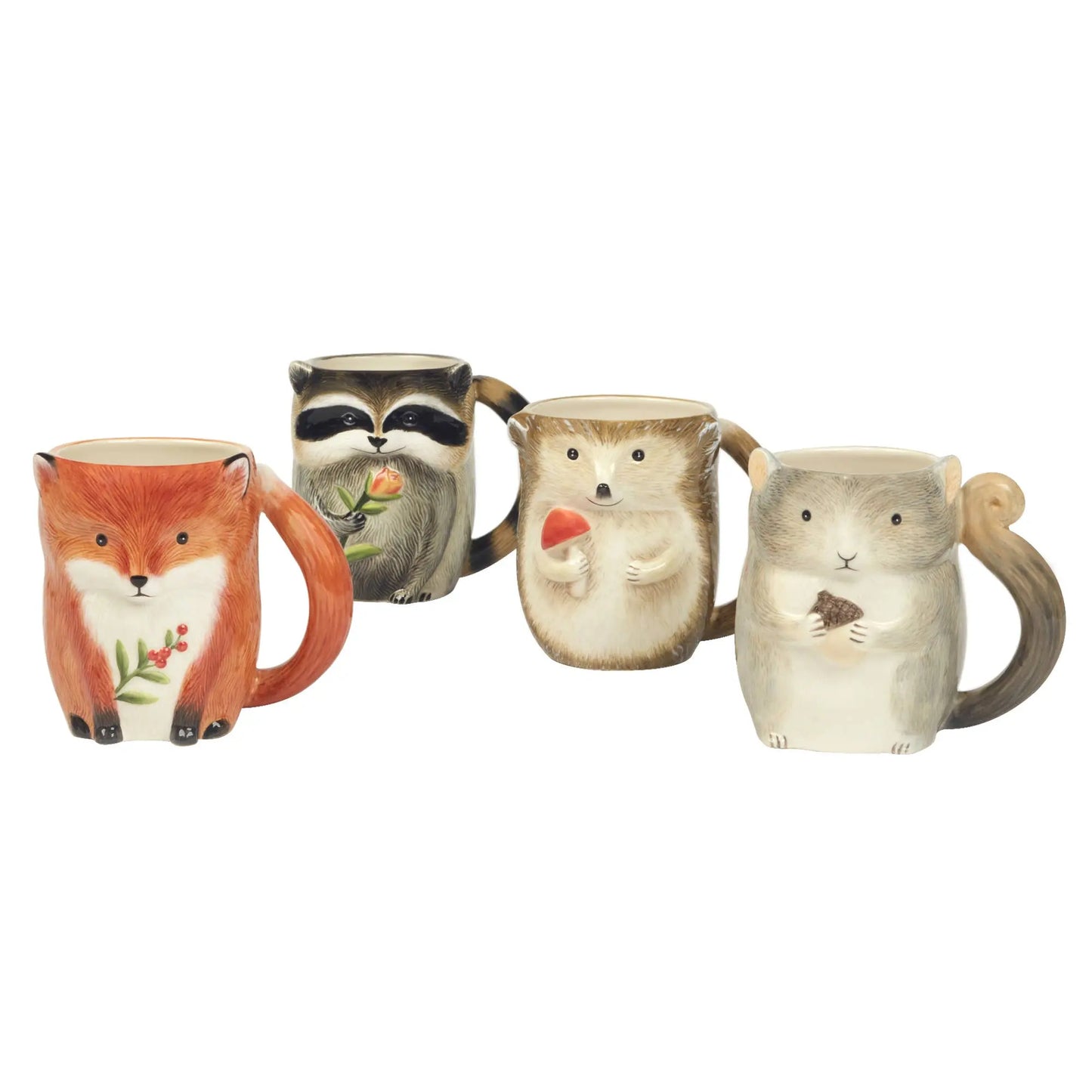 Woodland Critters Fall 3-D Mugs 16 oz.  Sell by unit Certified International