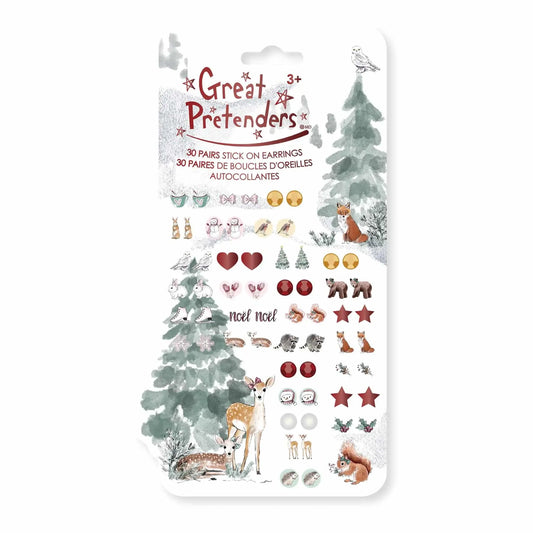 Woodland Fawn Sticker Earrings 30 pairs Great Pretenders