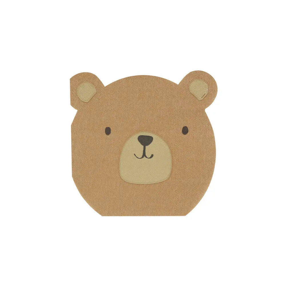 Woodland bear napkins Meri Meri