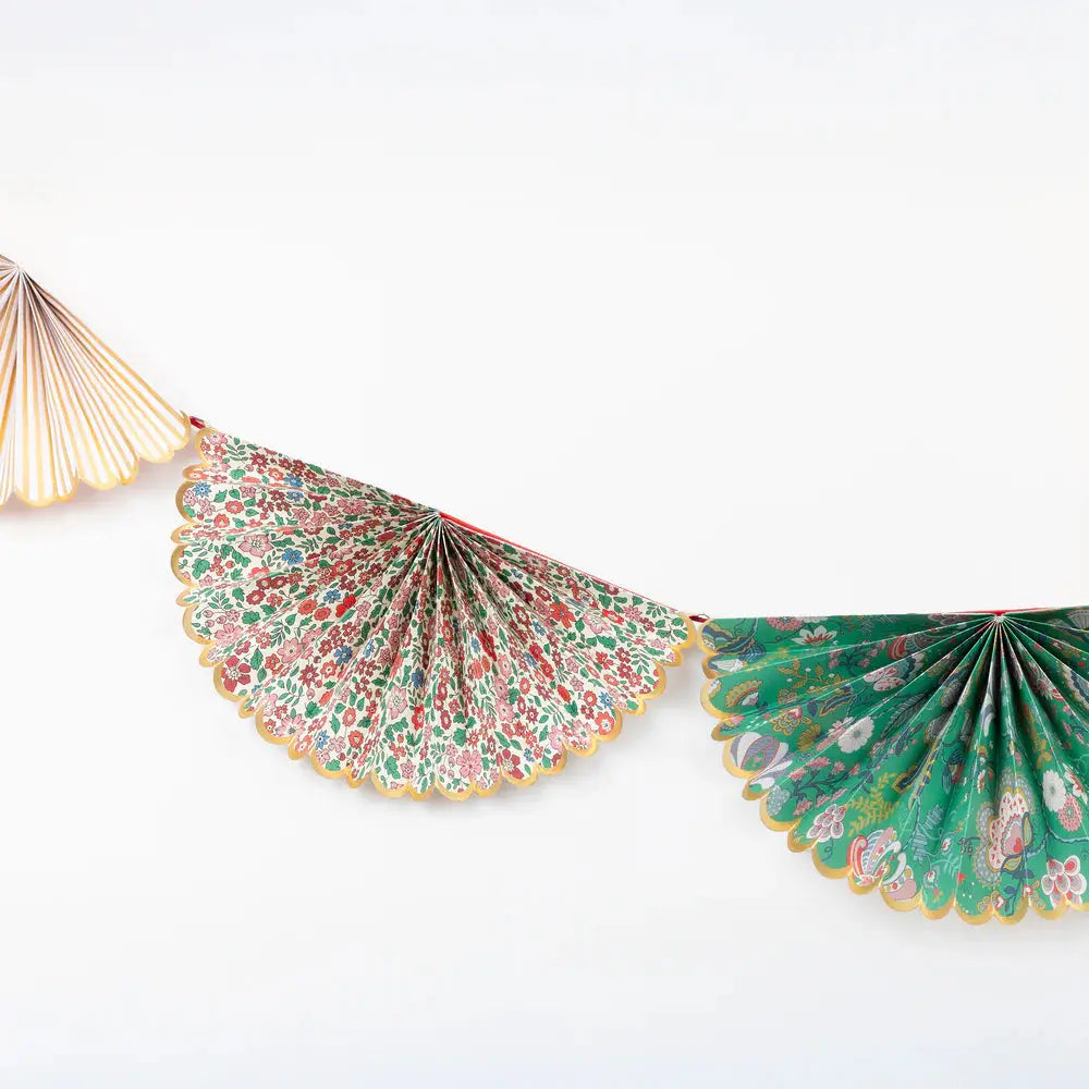 X Liberty fan garland Meri Meri