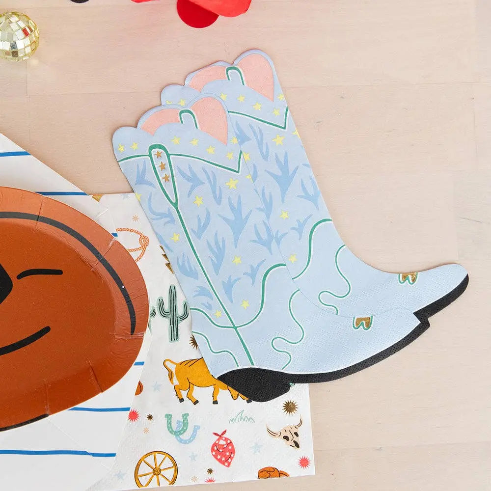 Yeehaw Large "Boots" Napkins Jollity & Co. + Daydream Society