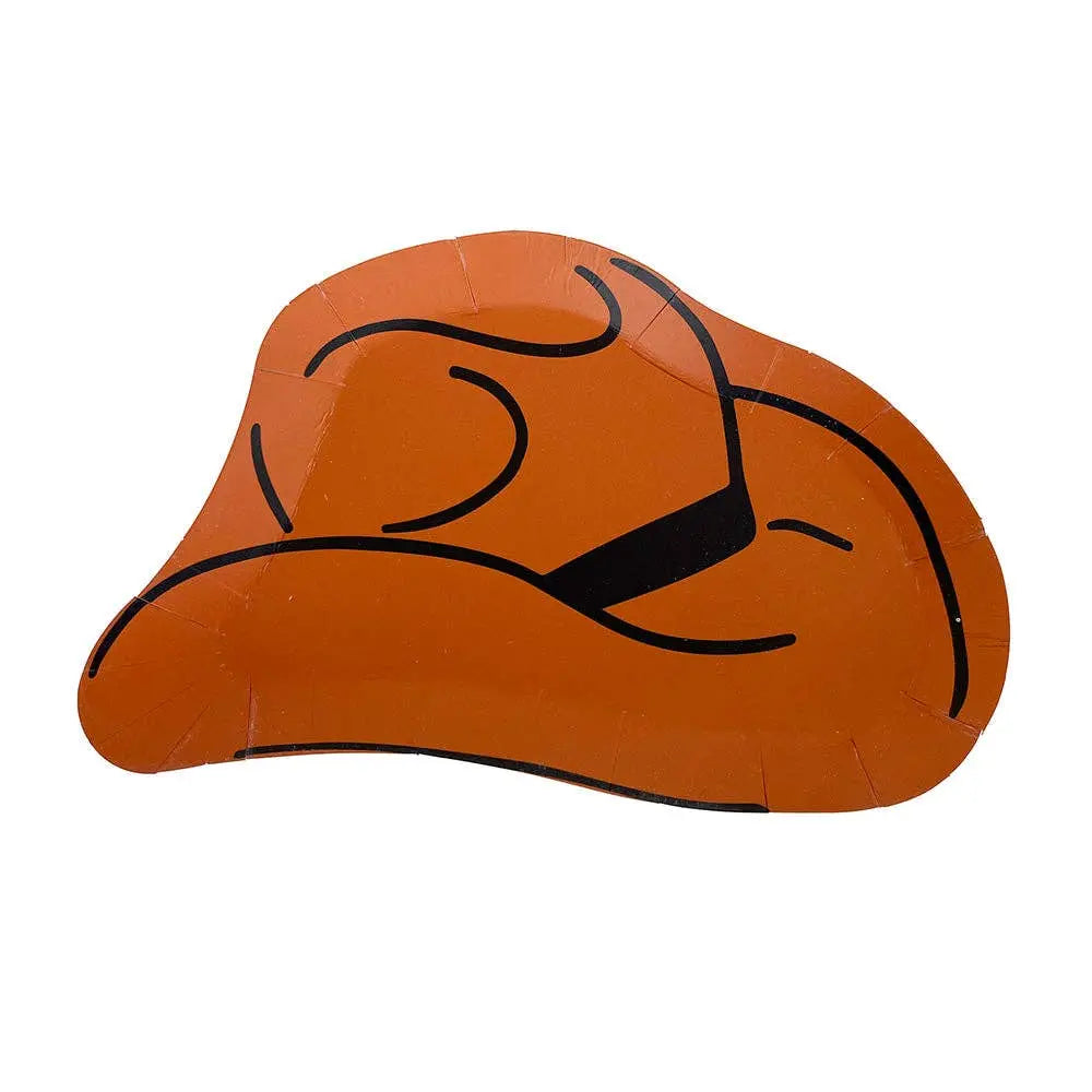 Yeehaw Large "Cowboy Hat" Plates Jollity & Co. + Daydream Society