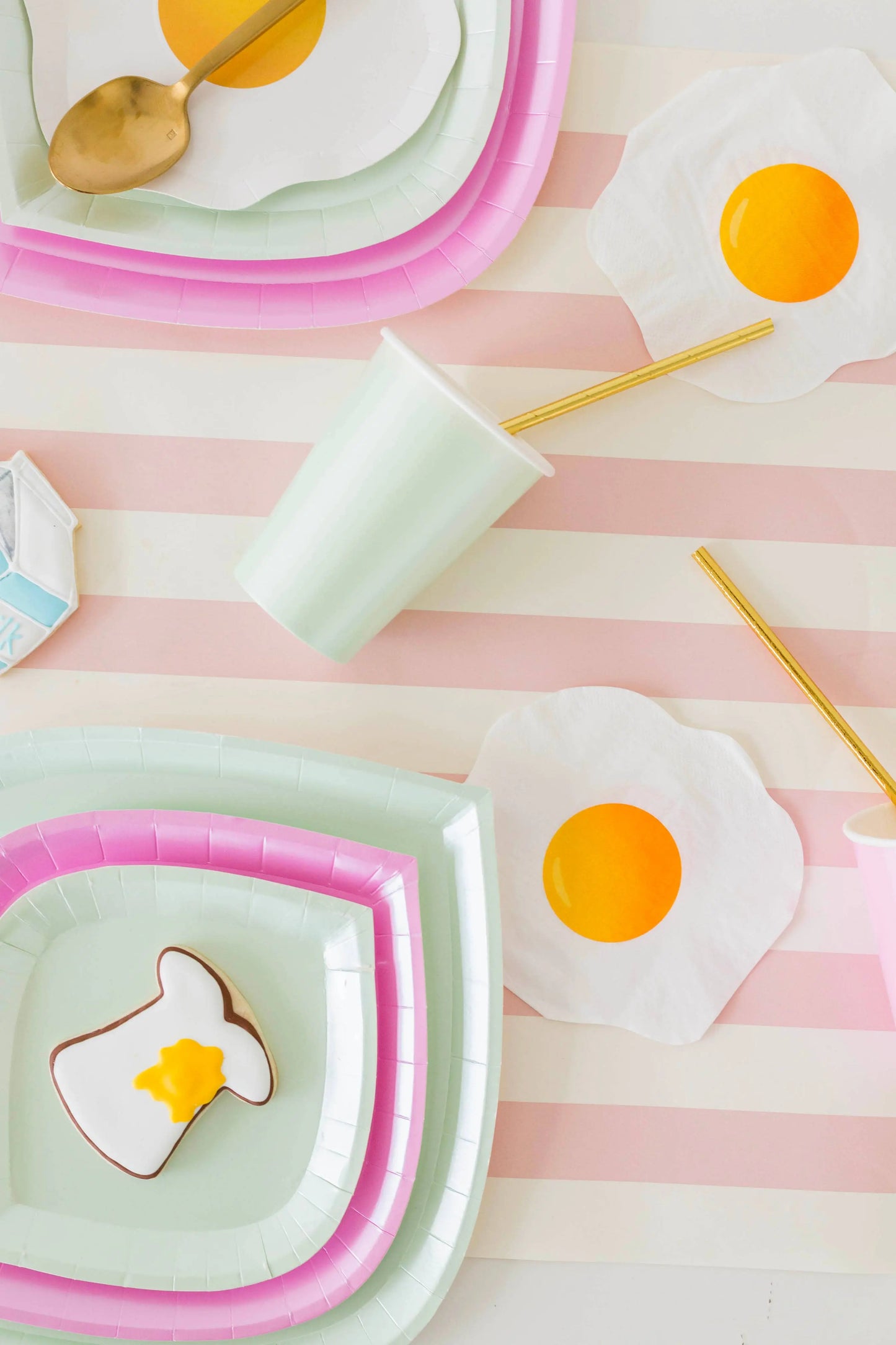 Yolks on You,Die-Cut Cocktail Napkins - 16 Pk. Jollity & Co. + Daydream Society