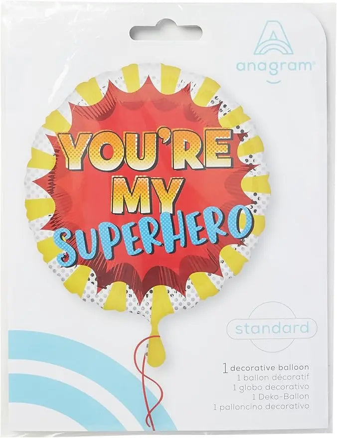You are my Superhero Balloon Anagram