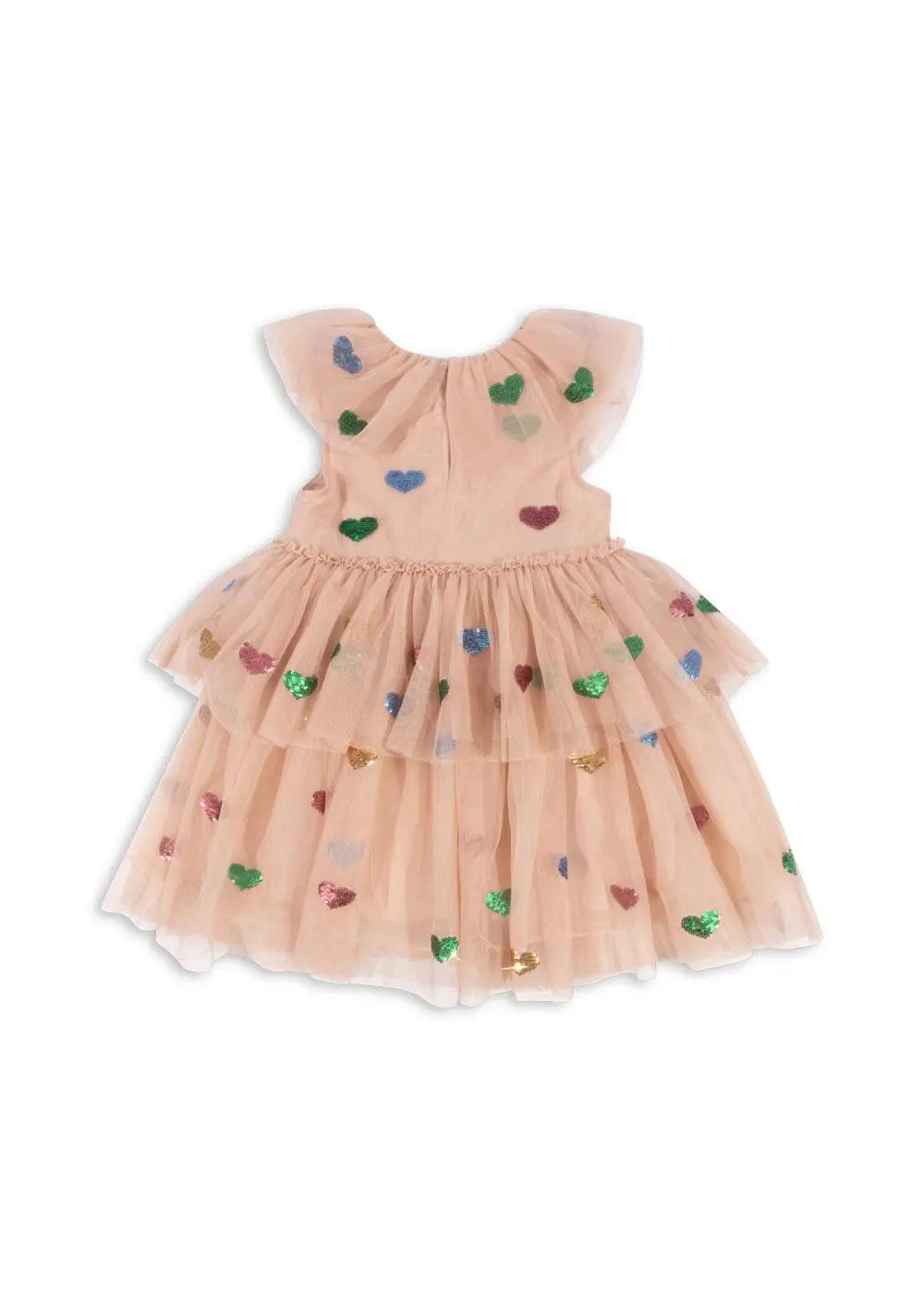 Yvonne Fairy Dress Multi Coeur Sequins Konges Slojd