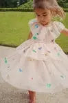 Yvonne Fairy Dress Multi Coeur Sequins Konges Slojd