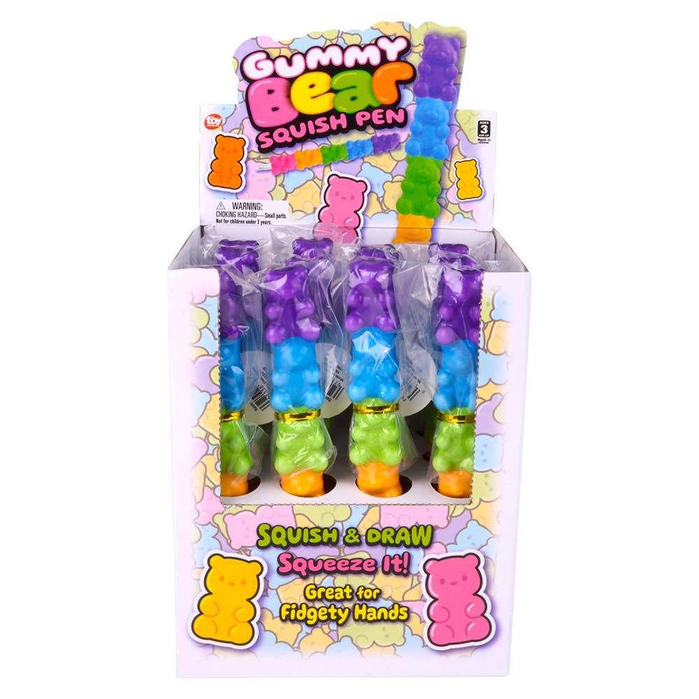 8.25" Squish Yummy Bear Pen Squishy Toy - LLB Toys