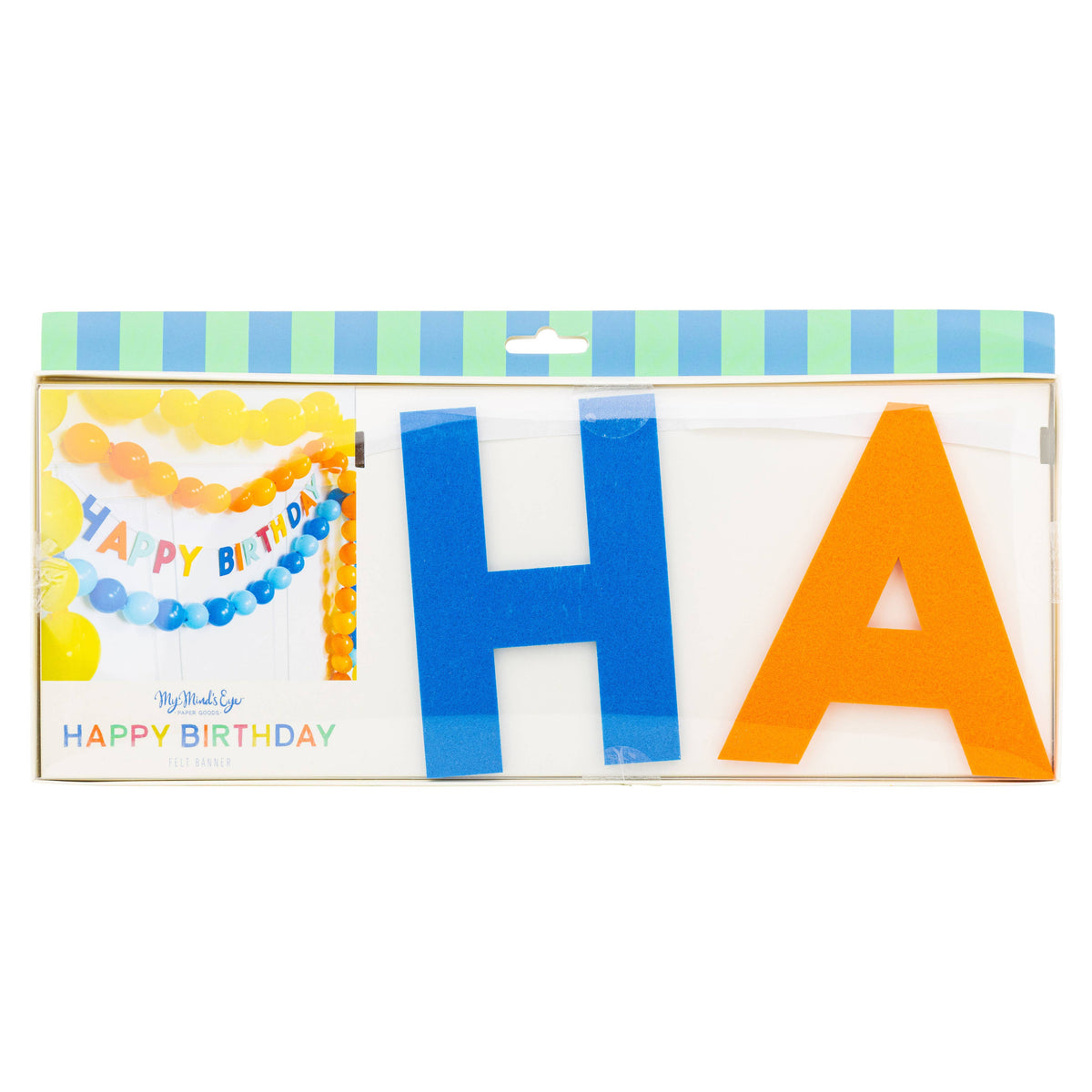 My Mind’s Eye - PLBDY02A - Bright Happy Birthday Felt Banner
