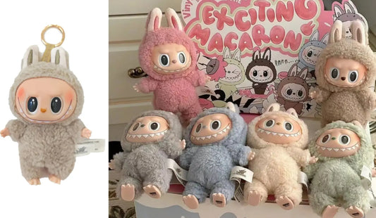 anbfashion - Labubu Style THE MONSTERS Exciting Macarons Bag keychain: BOX anbfashion