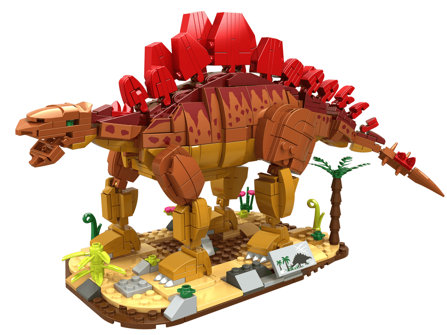 Open Bricks  - Stegosaurus