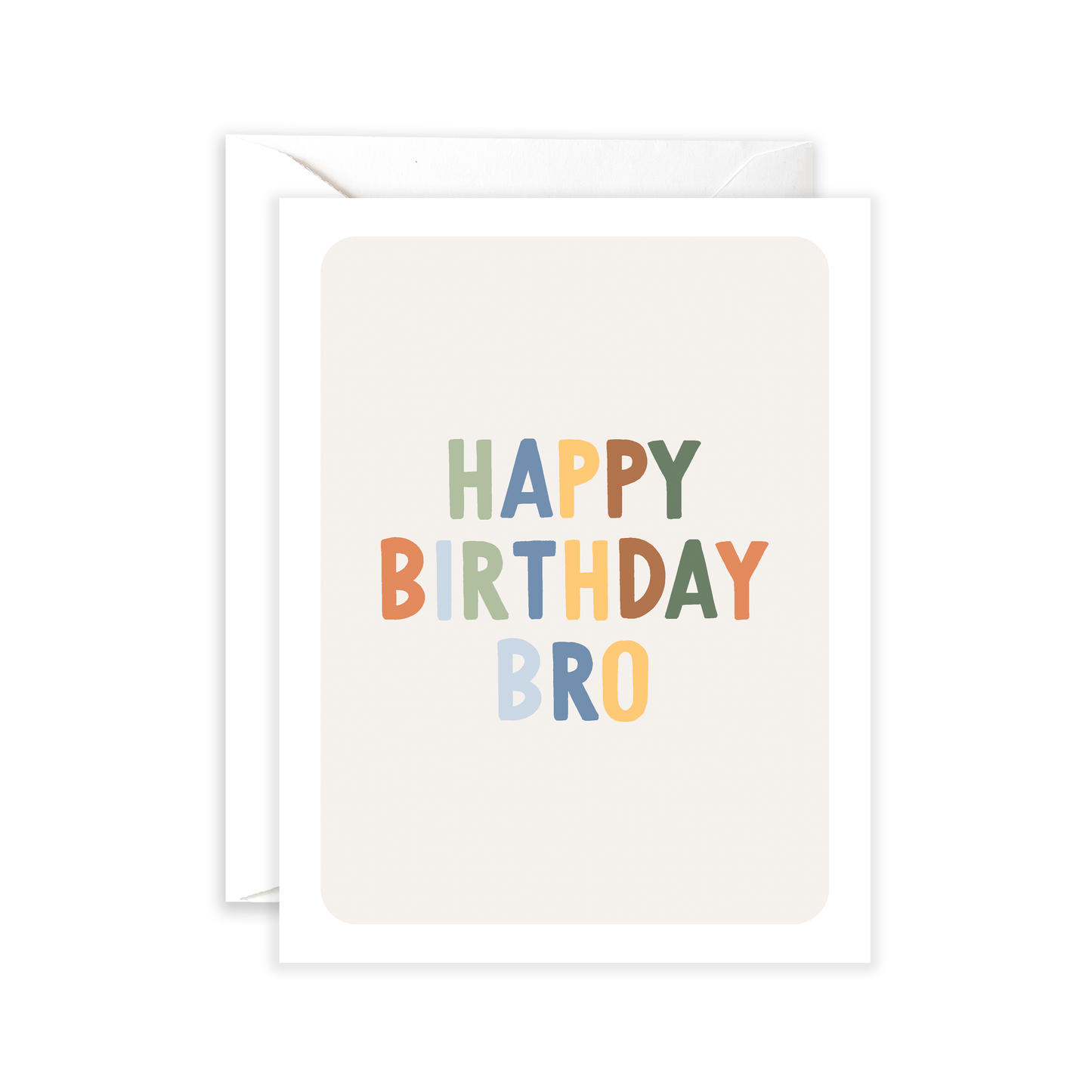 Happy Birthday Bro Greeting Card