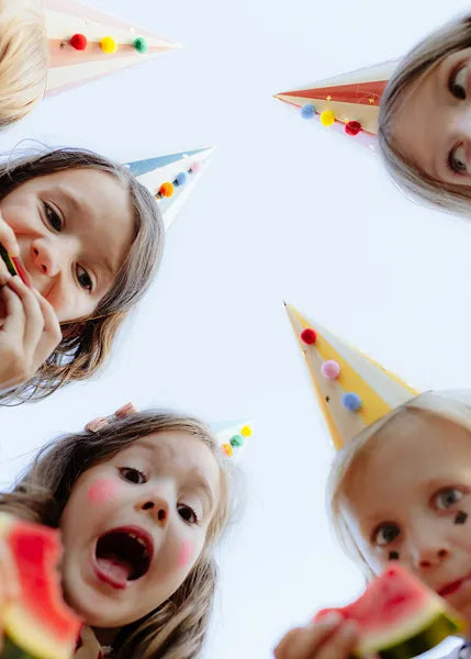 Party Caps with Pompoms