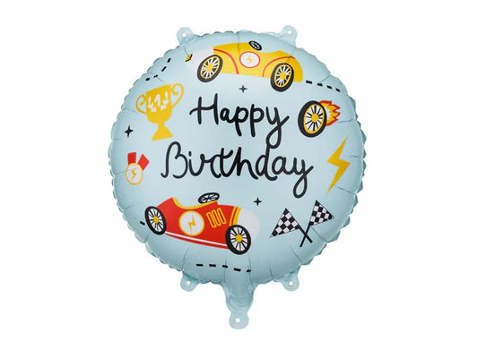 Foil balloon Happy Birthday, 35x35 cm, mix