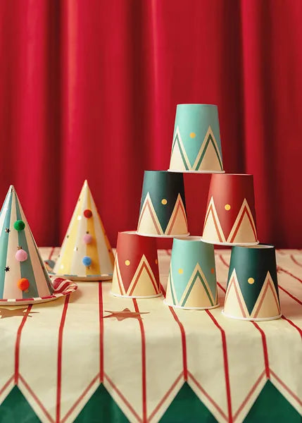 Circus cups, mix, 220 ml