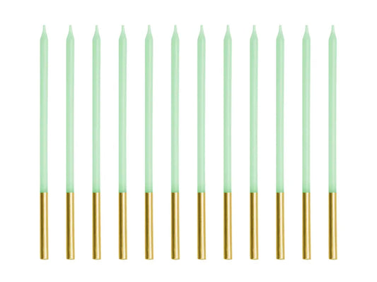 Light Green Birthday Candles