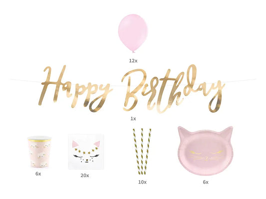 Party decorations set - Cat