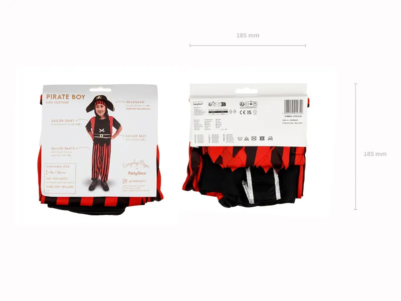 Pirate Costume, mix, size 96-116 cm