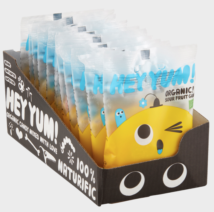 HEY YUM! - HEY YUM! Sour Flower -   Organic Sour Fruit Gummies, 50 g