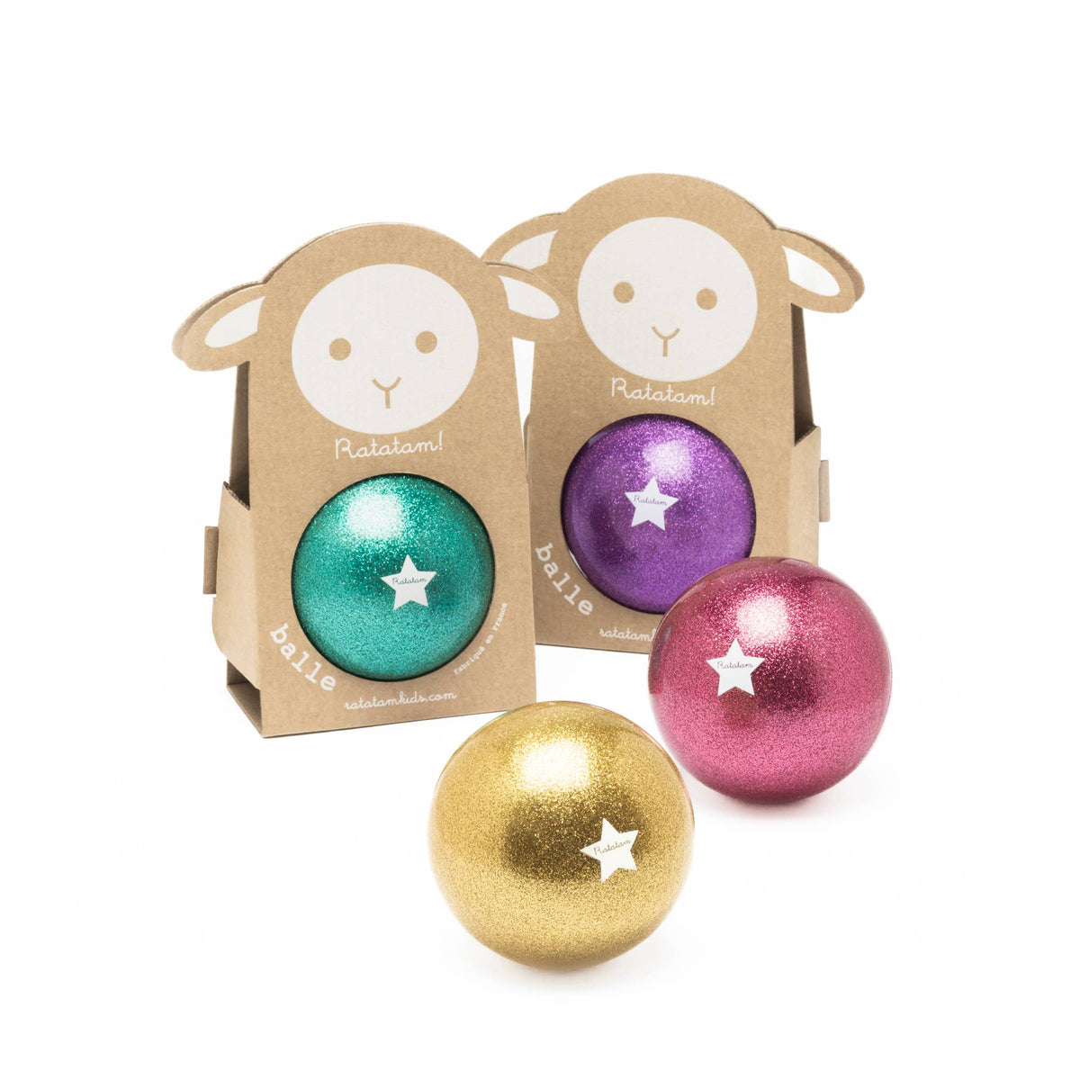 Ratatam! - 10 cm sheep balloon - Green