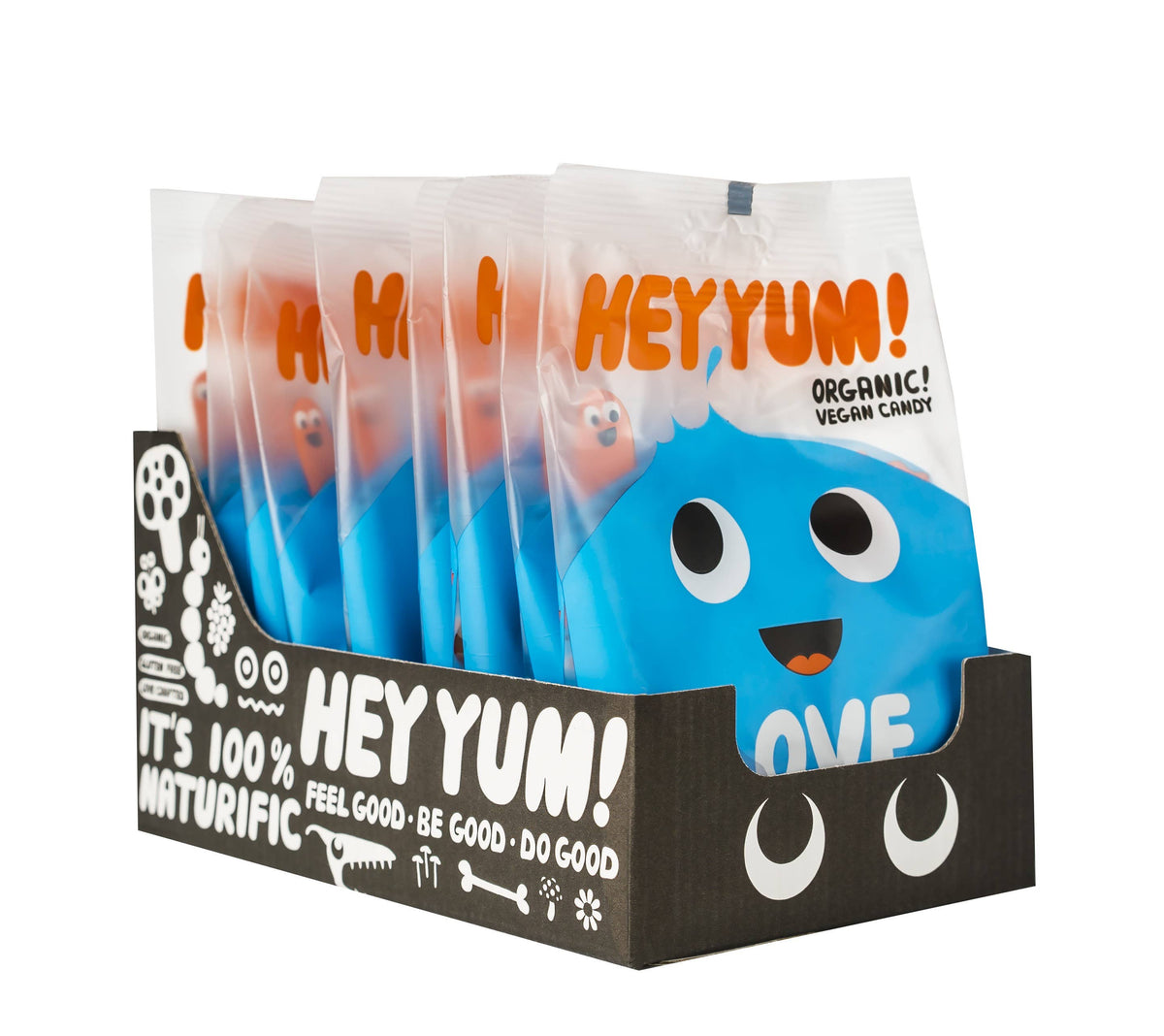 HEY YUM! - HEY YUM! Love Spring, Vegan Organic Fruit Gums,100g