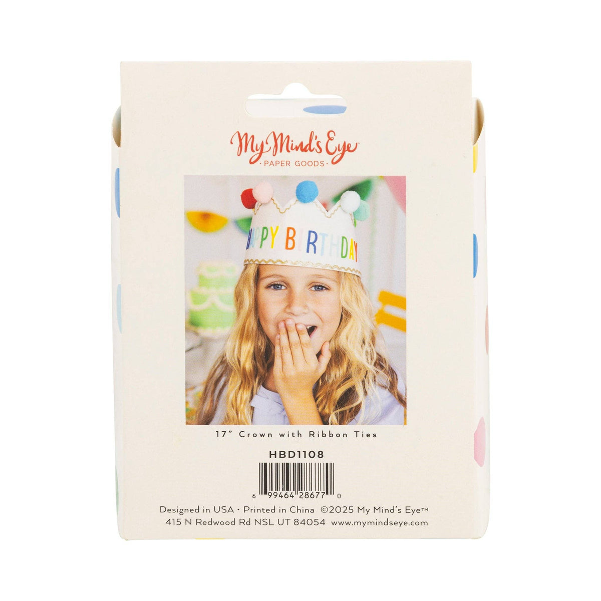 My Mind’s Eye - HBD1108 - Happy Birthday Felt Crown