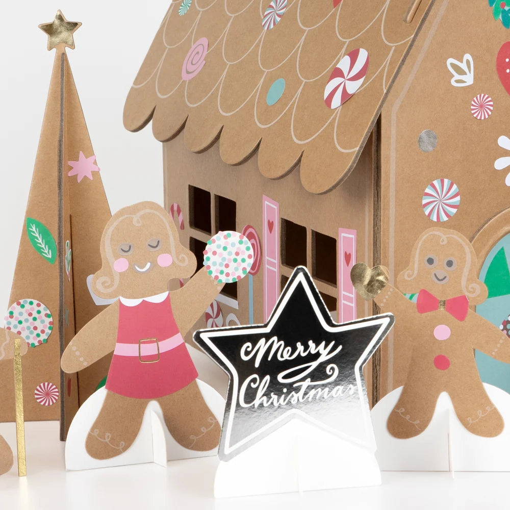 Gingerbread sticker advent calendar