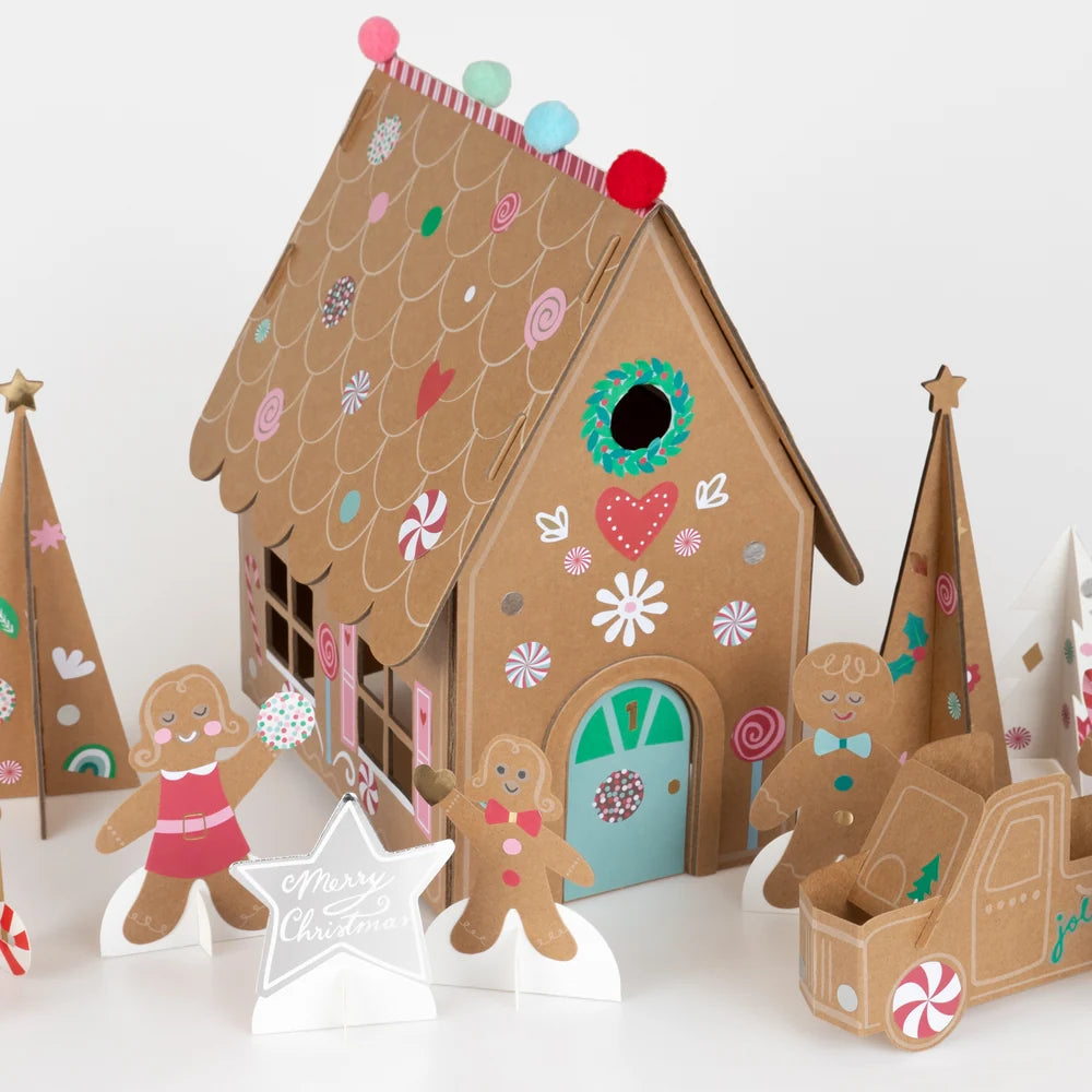 Gingerbread sticker advent calendar