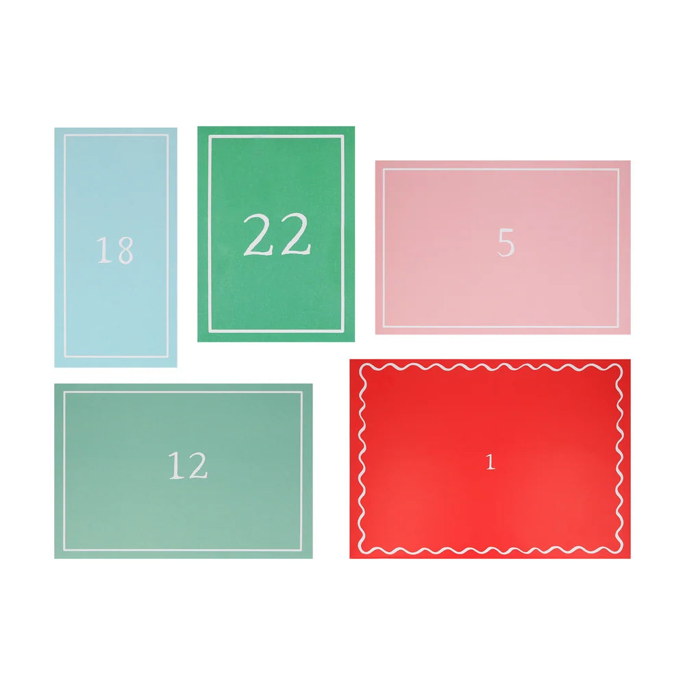 Gingerbread sticker advent calendar