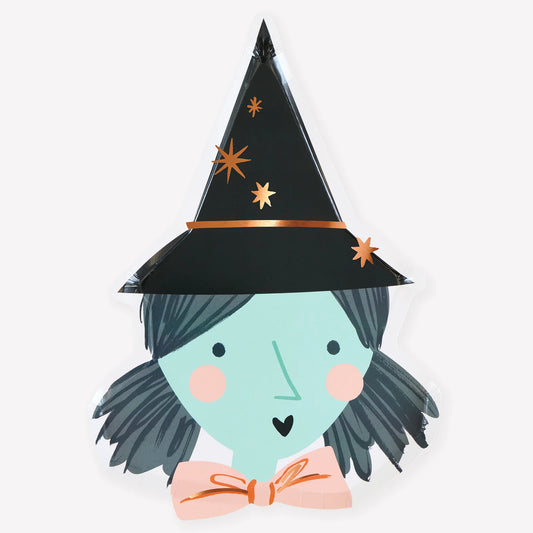 Witch Shaped Napkins (x 16)