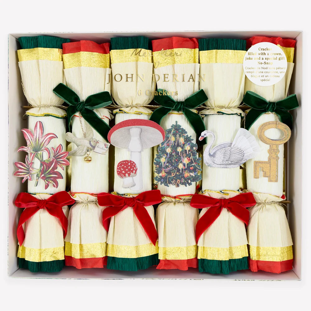 Meri Meri x John Derian no snap Christmas crackers