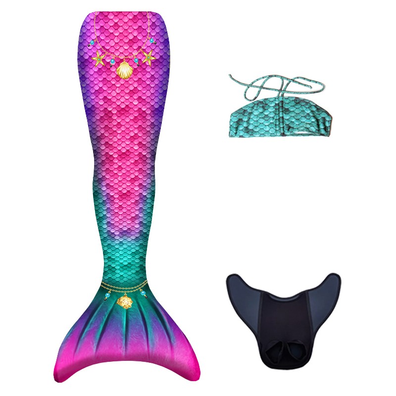 Pack Mermaid tail set - xS +8years STAR