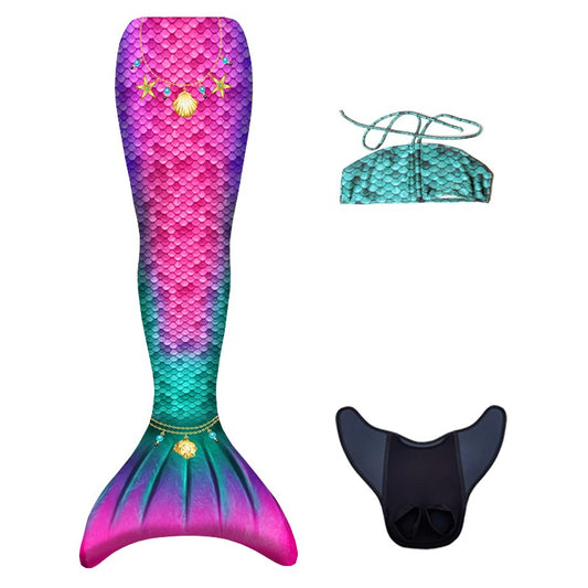 Pack Mermaid tail set - S 10 years  STAR (Copy)