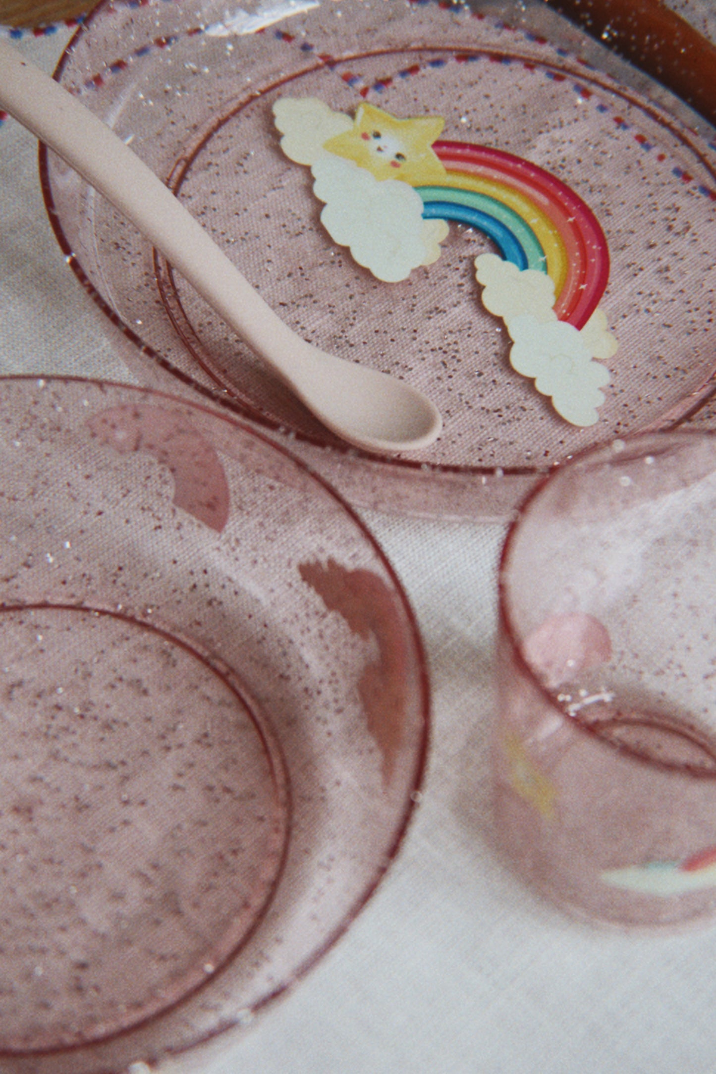 Sparkly Dinner Set - Rainbow - Konges Slojd