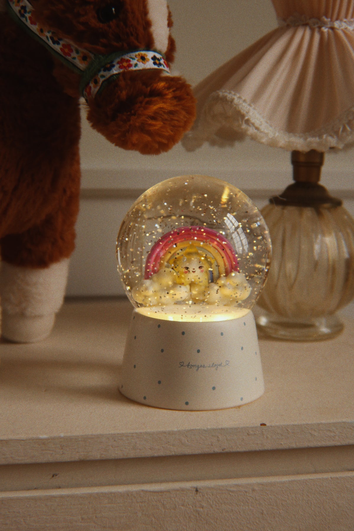 KS104305 Sparkling Glow Ball - Rainbow