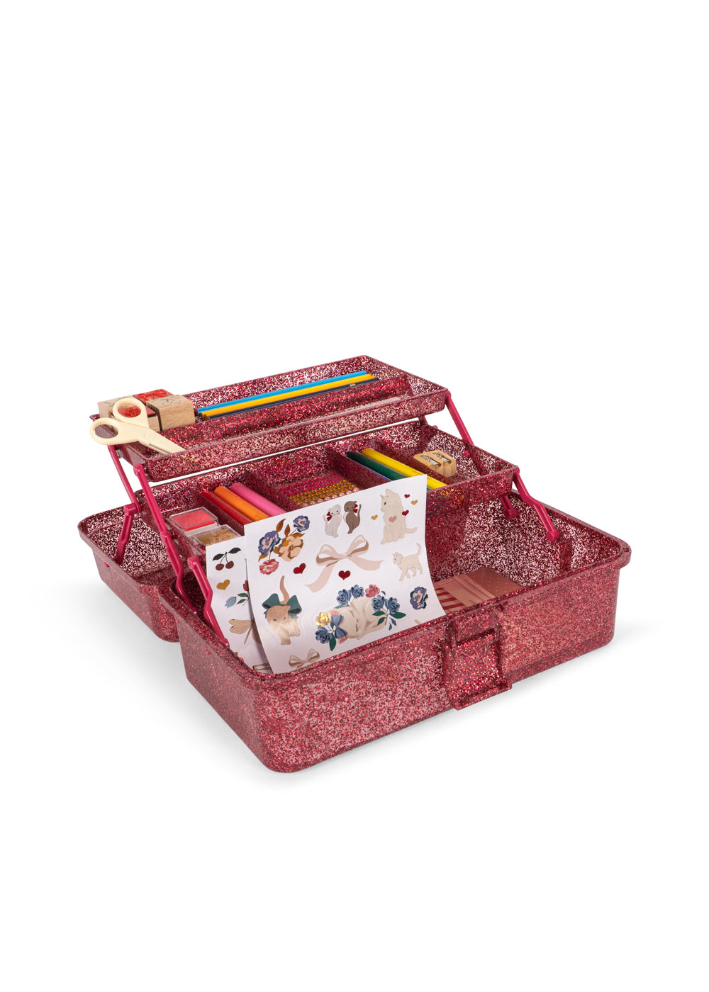 Creative Art Caddy - Glitter Rose - Konges Slojd