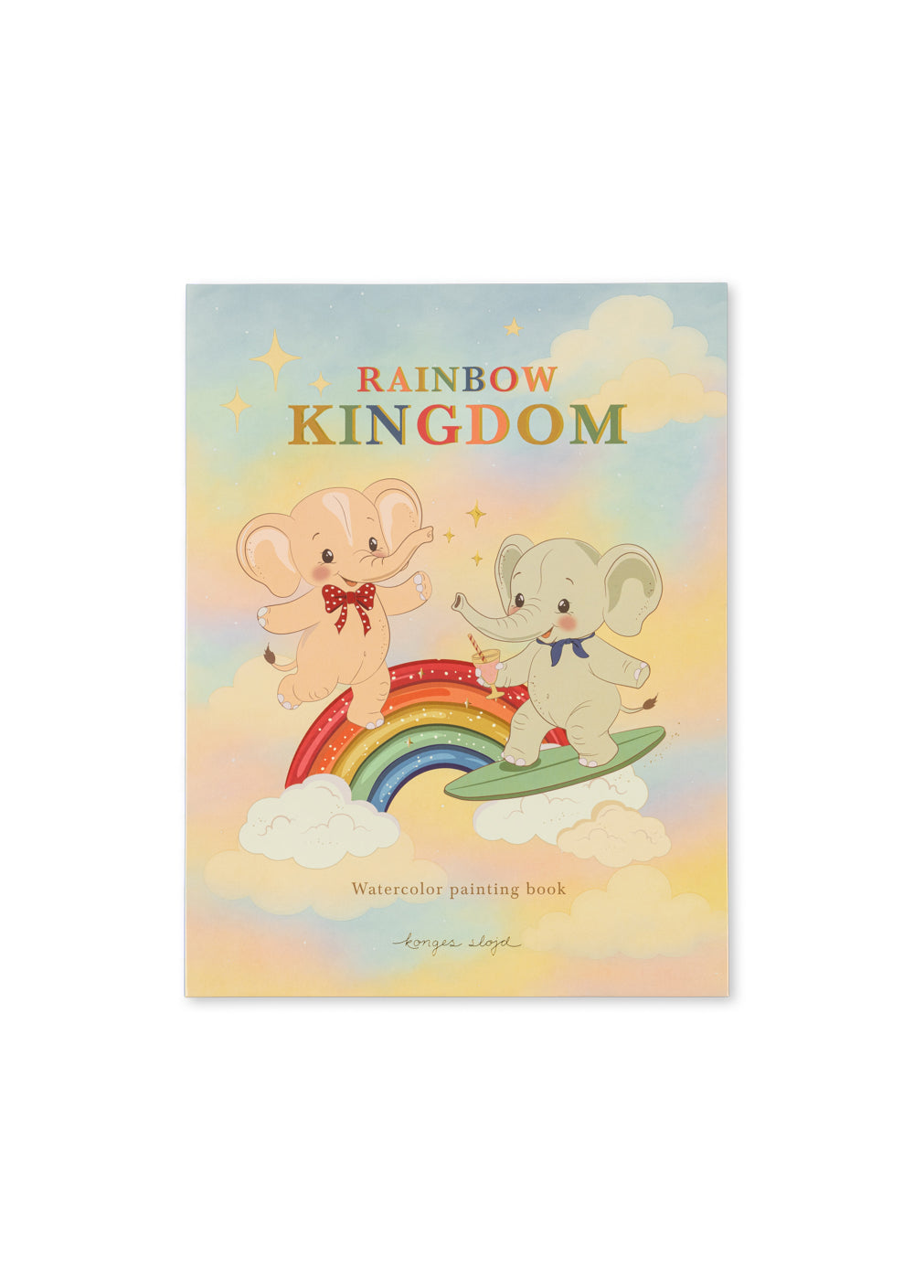 Rainbow Watercolor Book - Multi - Konges Slojd