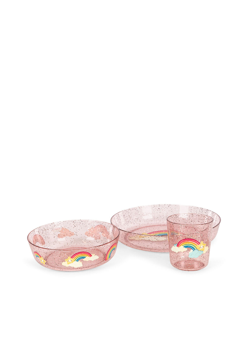 Sparkly Dinner Set - Rainbow - Konges Slojd