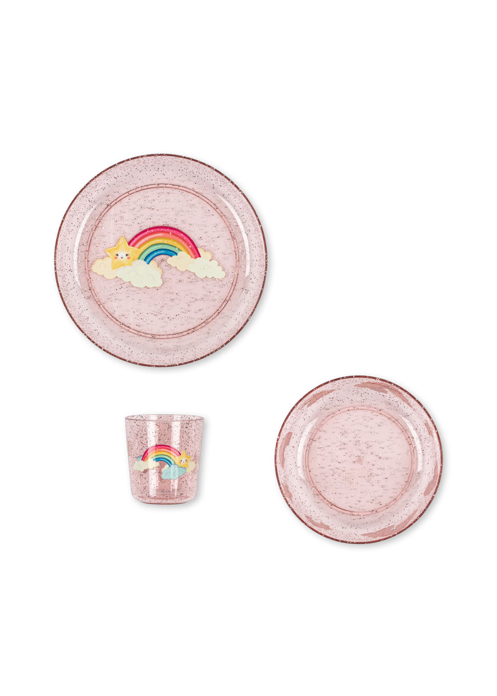 Sparkly Dinner Set - Rainbow - Konges Slojd