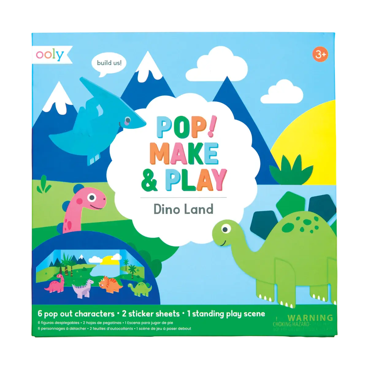 pop! make and play activity scene - Dino land OOLY